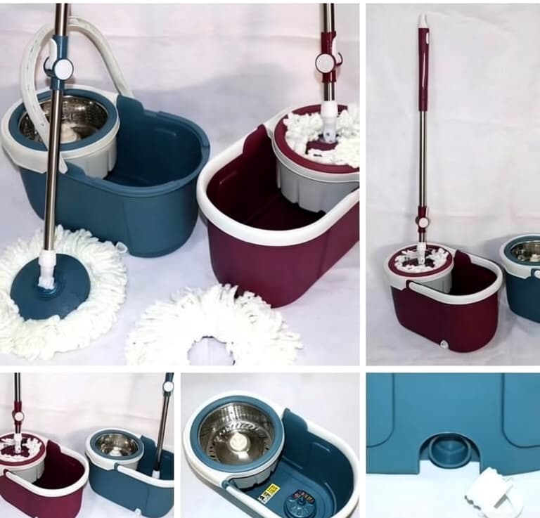 Sıxıcılı Mop Dəsti (Şvabra və Vedrə)