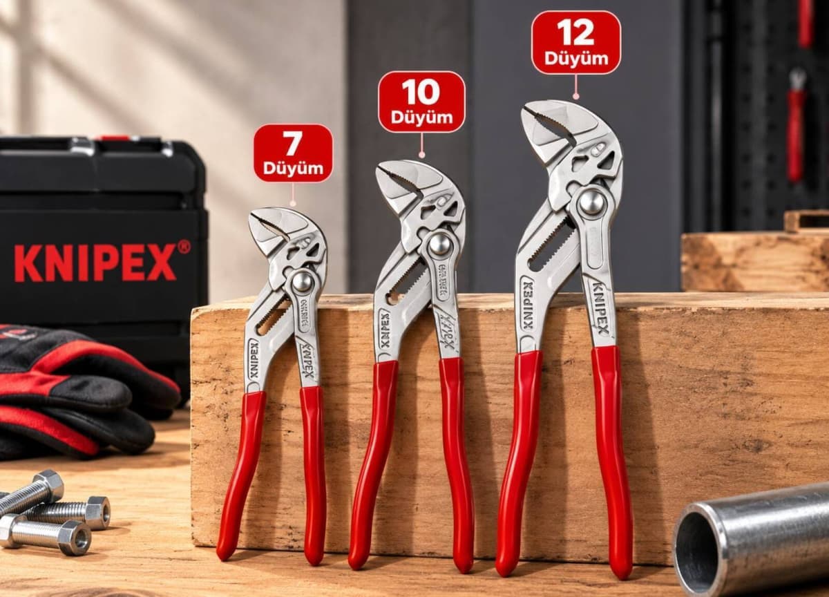 Kəlbətin açarı Knipex 7/10/12 düyüm