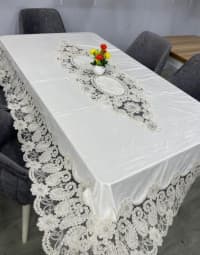 Naxışlı süfrə, Bej rəng — şəkil 6