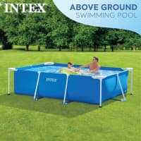 Karkaslı hovuz Intex Rectangular Frame 260x160x65 sm — şəkil 9