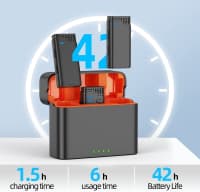 Simsiz yaxa mikrofonu Jmary MW-16 — şəkil 4