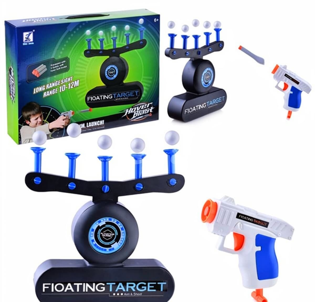 Hover Blast Hədəfli Oyuncaq Silah Dəsti