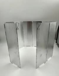Qaz sobası üçün külək qoruyucu ekran 8.6x24sm — şəkil 6