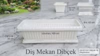 Böyük Ölçülü Plastik Bağ Dibçəyi (108 sm) — şəkil 1