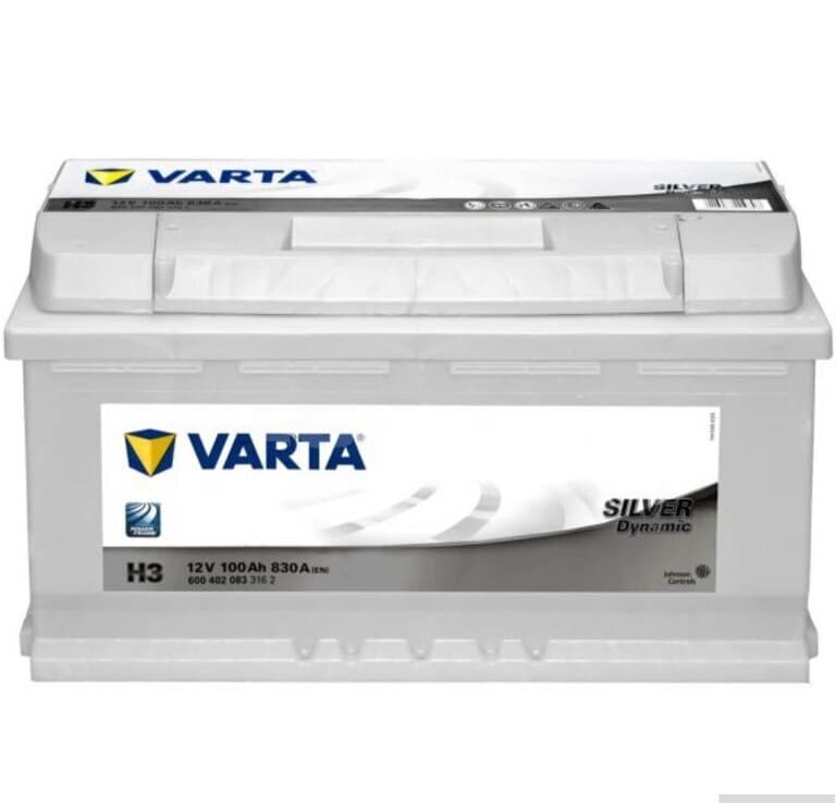 Akkumulyator Varta H3 Silver 100 Ah 830 A