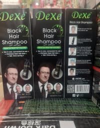 saç qaraldan şampun "dexe black hair shampoo 400 ml" — şəkil 18