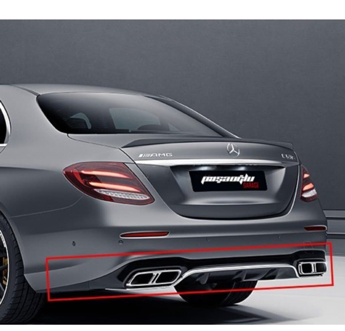 Səsboğucu nasadkası Mercedes W213 AMG E63 2019-2022