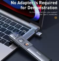 Təqdimat pultu Baseus Wireless (Type-C və USB) — şəkil 4