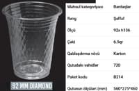 Pet stəkanlar və qapaqları — şəkil 18