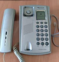 Masaüstü telefon Gümüşü rəng, Divara Vurula bilən — şəkil 2