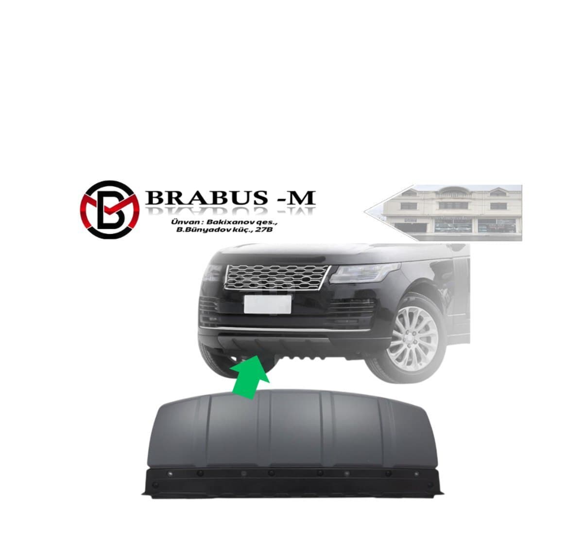 Mühərrik alt qoruyucusu Range Rover Vogue