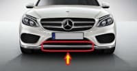 Ön bufer xromu Mercedes W205 — şəkil 3