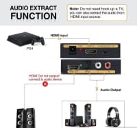 HDMI to RCA və Fiber Optik Audio Konverter — şəkil 5