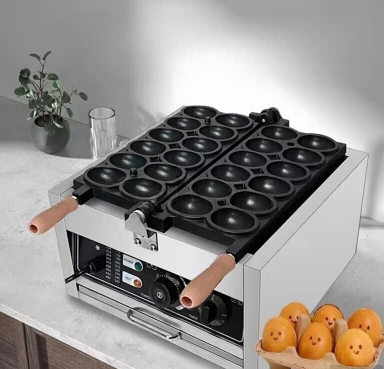 Professional Yumurta Formalı Vafli Aparatı 1800W