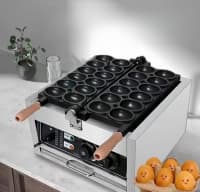 Professional Yumurta Formalı Vafli Aparatı 1800W — şəkil 1