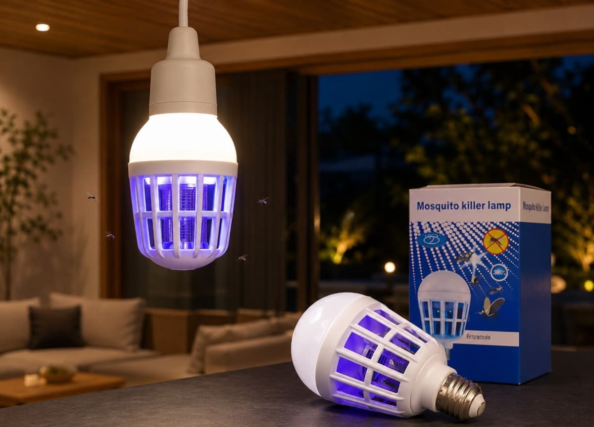 Ağcaqanad və milçək öldürən LED lampa 15W