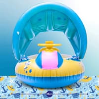 Uşaq üzgüçülük halqası Baby Swimming Ring sükanlı — şəkil 4