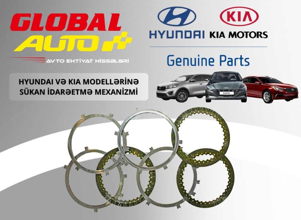 Friksion disklər dəsti Hyundai və Kia üçün