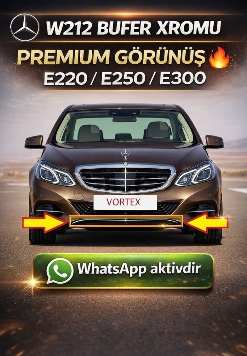 Ön bufer alt xrom kantı Mercedes W212