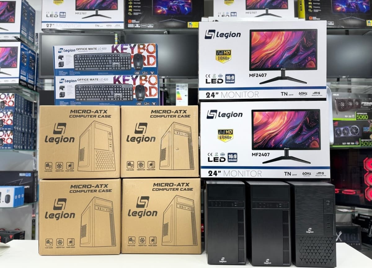 Intel i5 Masaüstü Kompüter Dəsti 16GB RAM 256GB SSD 24"