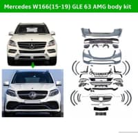 Body kit Mercedes GLE W166 6.3 AMG — şəkil 3