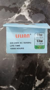 Flüoresan lampa, Ağ rəng — şəkil 3