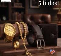 Hədiyyə dəsti 5-li kişi aksessuarı — şəkil 10