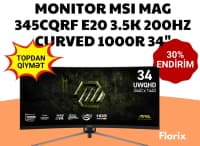 MSI MAG 345CQRF E20 34" UWQHD 200Hz Curved Monitor — şəkil 1