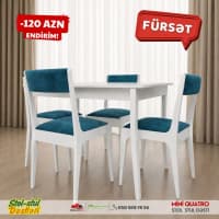 Masa-stul dəsti, Ağ rəng — şəkil 2