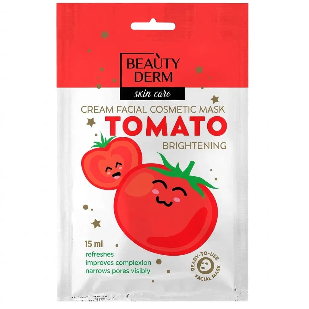 Beautyderm Skin Care Tomato Brightening Üz Maskası 15 ml