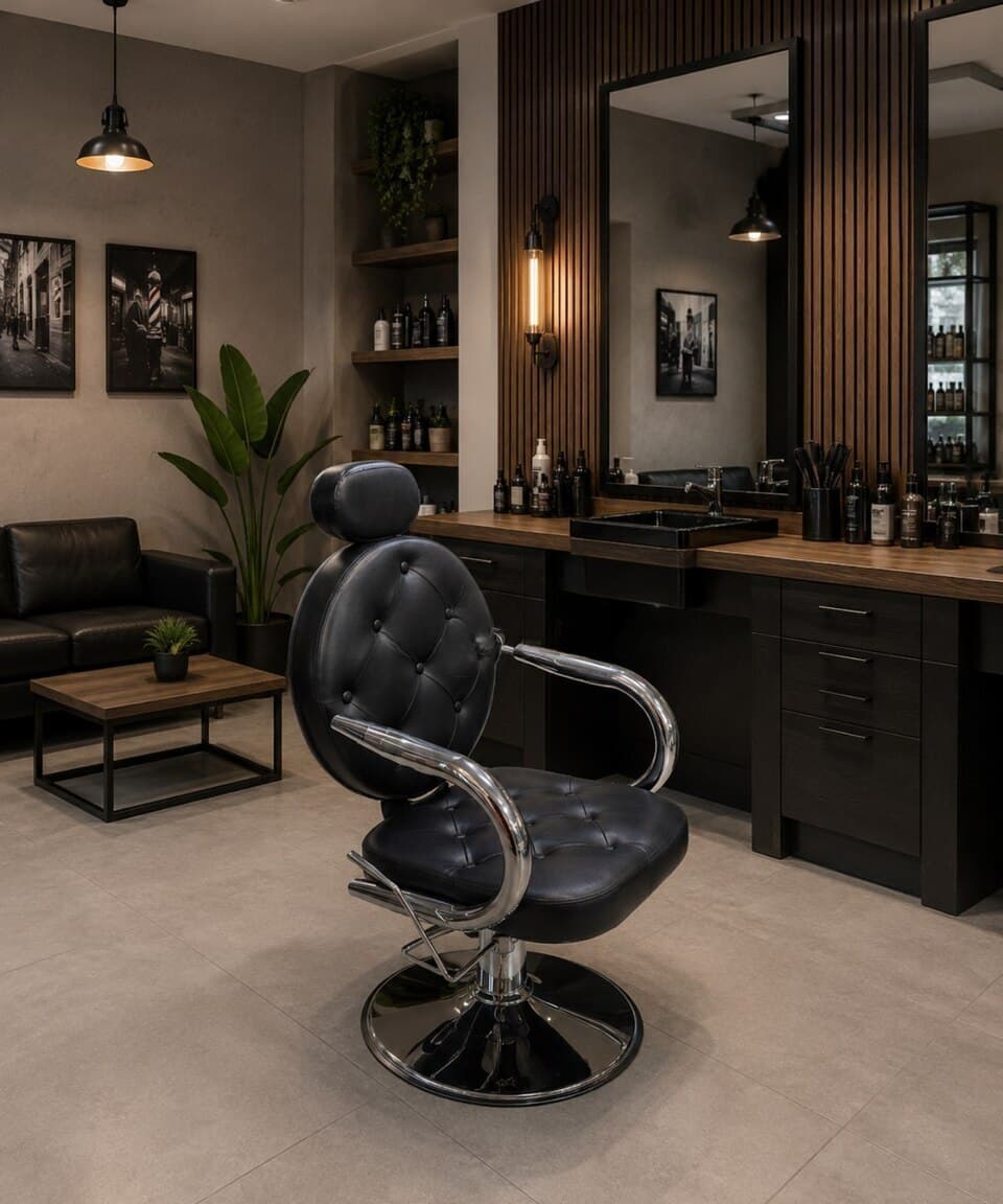 Bərbər və salon kreslosu hidravlik