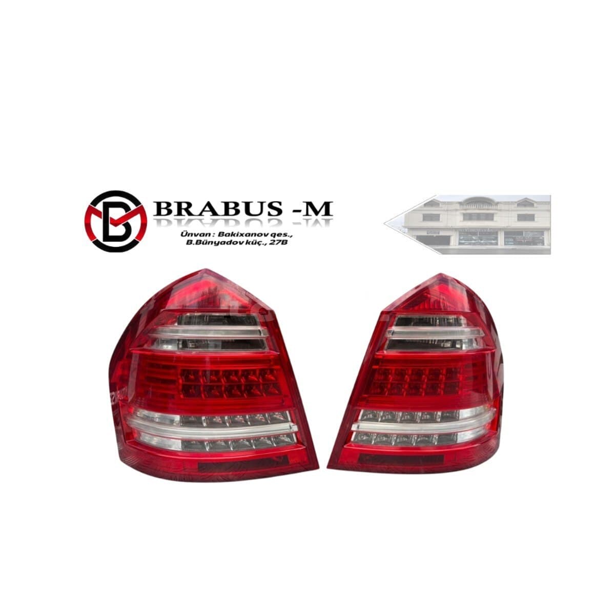 Arxa stop işığı Mercedes W164 GL