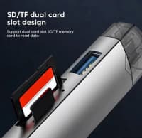 Kart oxuyucu 6in1 USB 3.0 Type-C — şəkil 4