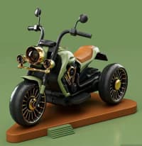 Uşaq elektrikli motosikleti 2029 — şəkil 2