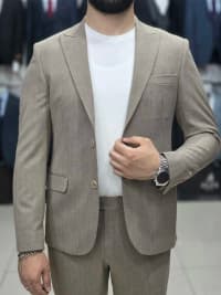 Kişi kostyumu, Qara rəng, Standart ölçü — şəkil 4