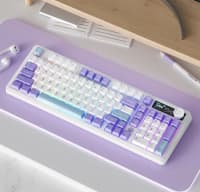 Klaviatura Ajazz AK980 V2 Purple White Blue — şəkil 3