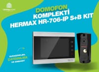 Domofon komplekti Hermax HR-706-IP S+B Kit — şəkil 1
