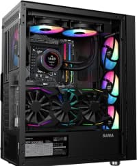 Kompüter korpusu Sama 3509 Black ATX Mid-Tower ARGB — şəkil 5