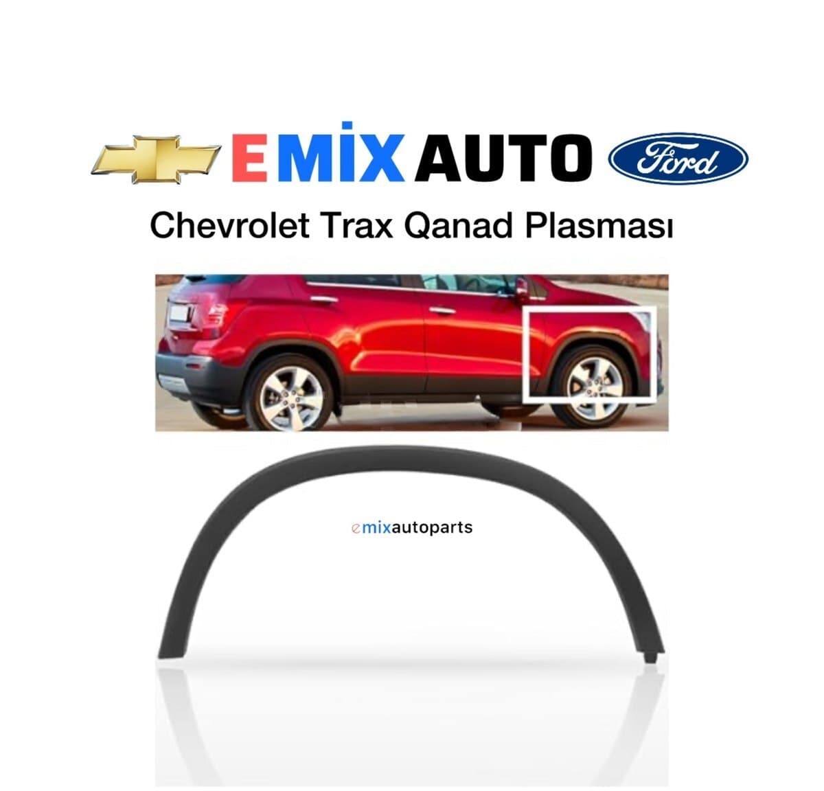 Qanad plasması Chevrolet Trax 2017-2020