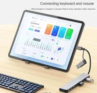 Type-C Hub 8in1 multiport adapter — şəkil 5