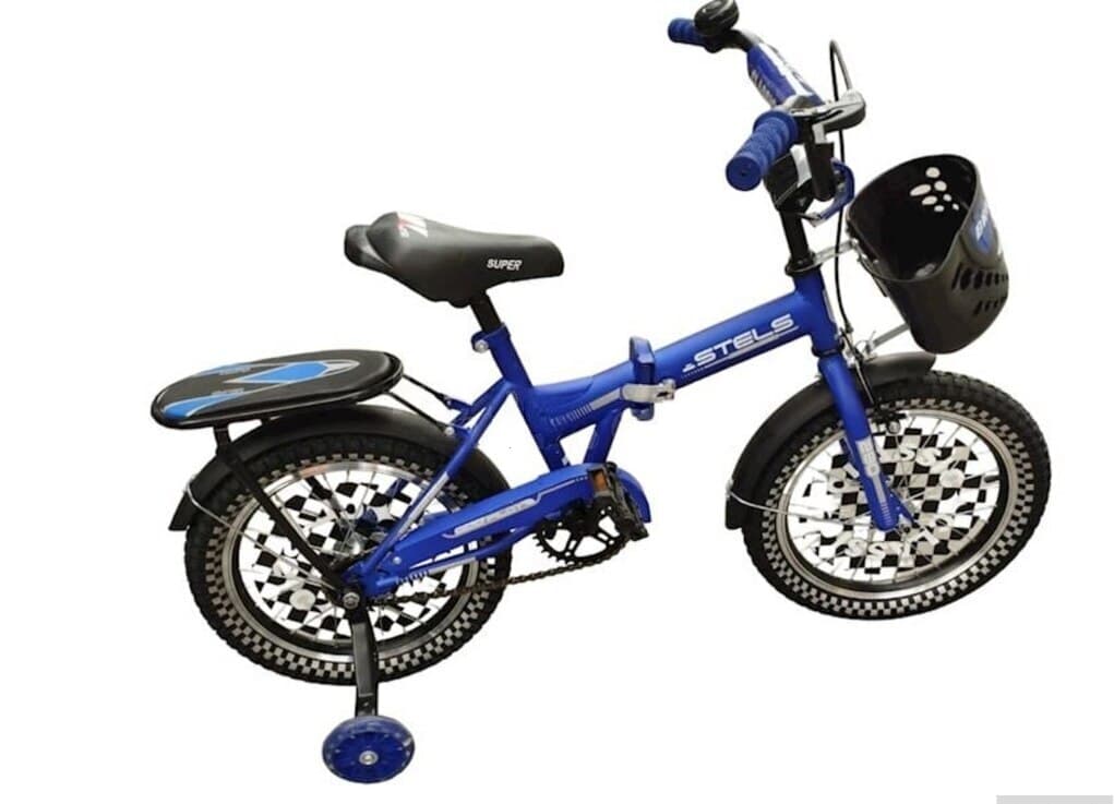 Stels 16 düym qatlanan uşaq velosipedi