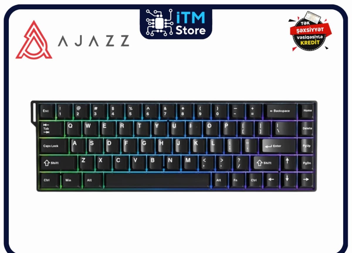 Klaviatura Ajazz AK680 V2 Ice Island Magnetic Switch Black