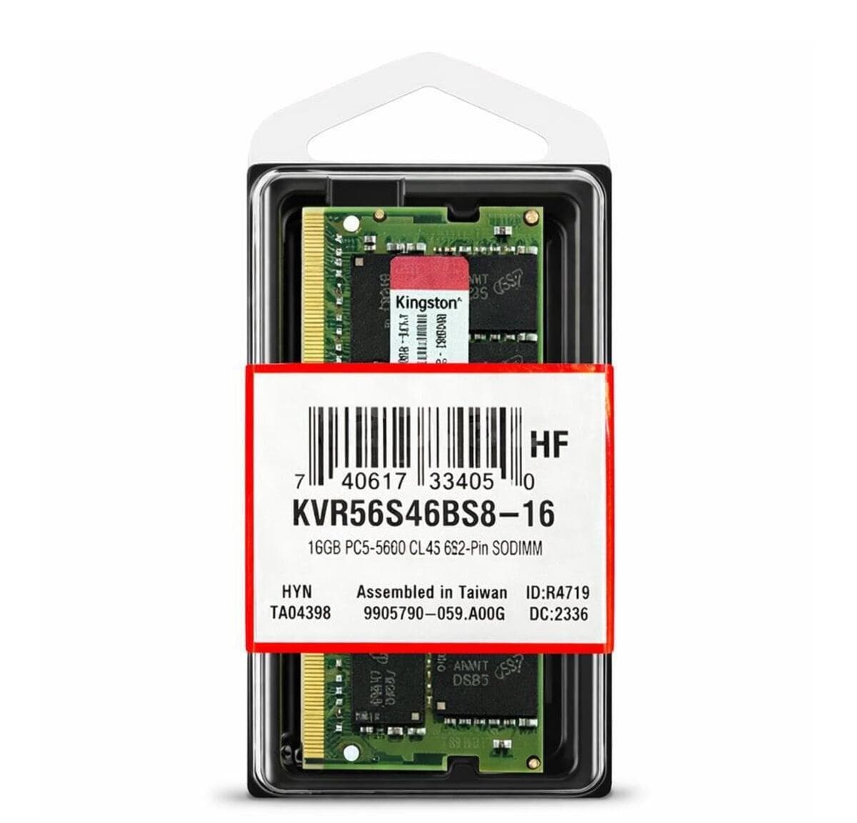 Operativ yaddaş Kingston DDR5 16GB 5600MHz SO-DIMM