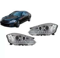 LED farası Mercedes S-Class W221 — şəkil 17