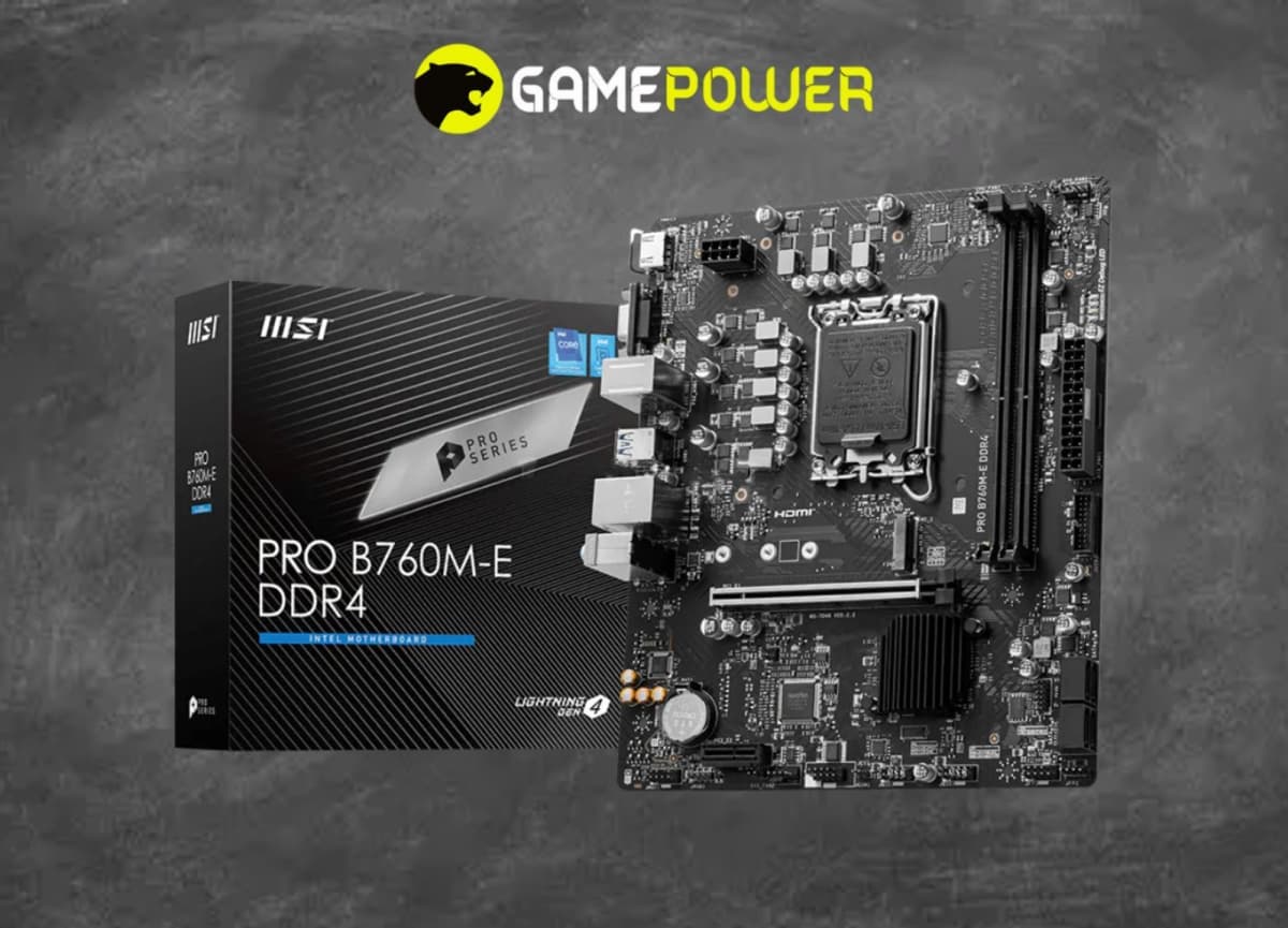 MSI PRO B760M-E DDR4 Ana Plata