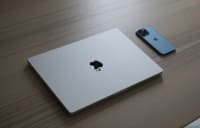 Apple markalı notbuk, Boz rəng — şəkil 1
