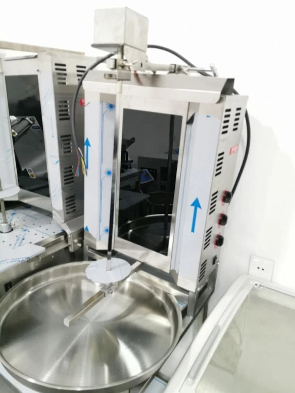3 Gözlü Elektrikli Dönər Aparatı (Türkiyə İstehsalı)