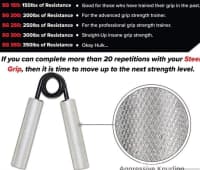 Nikel Polad Əl Espanderi (Grip Strengthener) — şəkil 3
