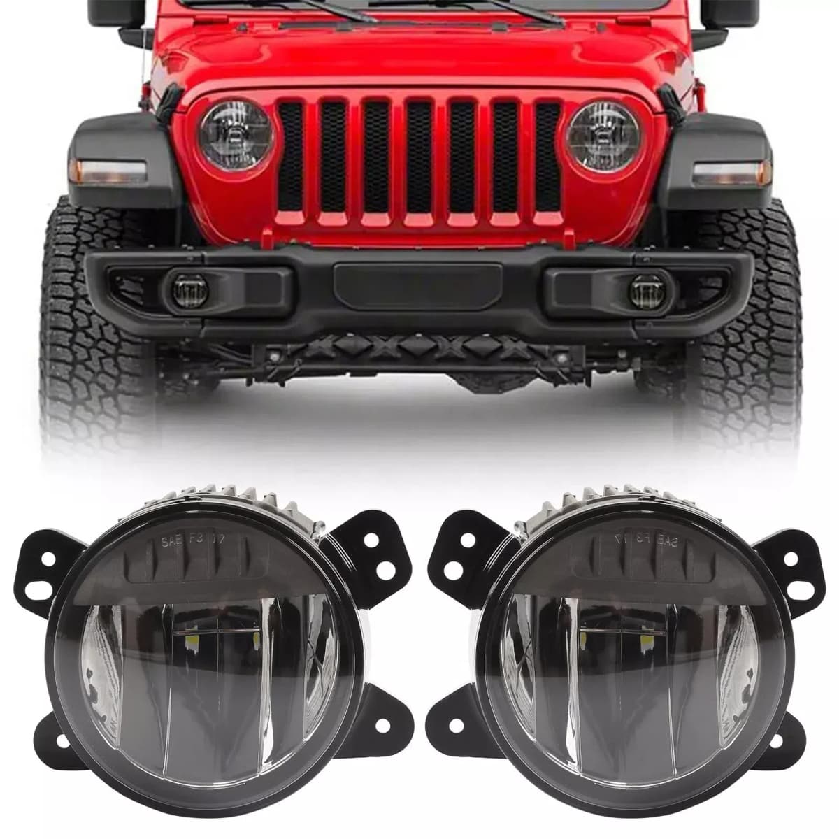 Jeep Wrangler duman əleyhinə işıqlar