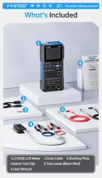 LCR test cihazı, elektron komponent ölçmə aləti — şəkil 12
